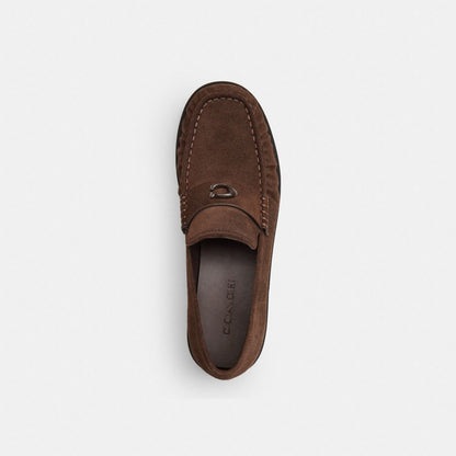 Men's Coach Soft Loafer Chocolate Brown