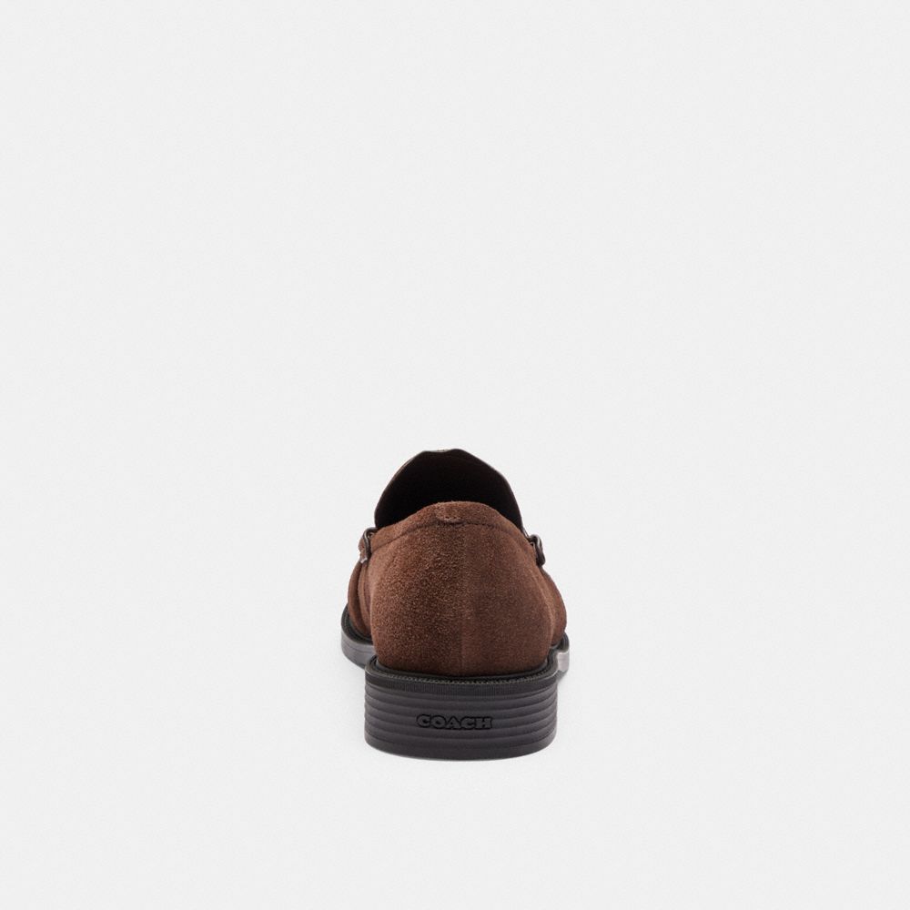 Men's Coach Soft Loafer Chocolate Brown