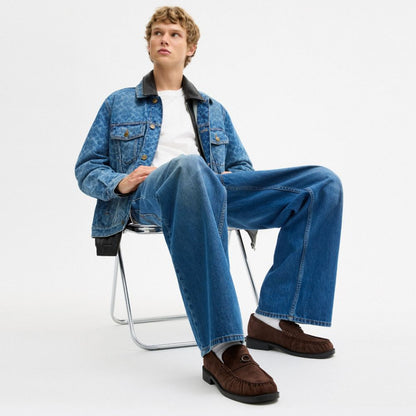 Men's Coach Soft Loafer Chocolate Brown