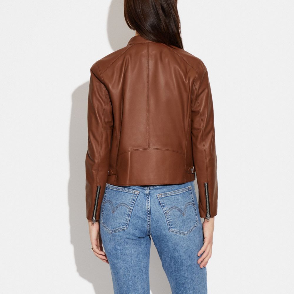 Coach Leather Racer Saddle