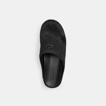 Women's Coach Sculpted C Soft Mule Black