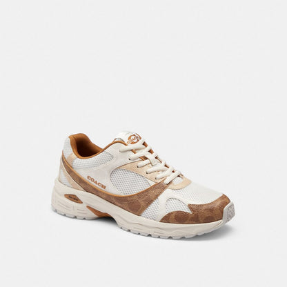 Women's Coach Sport Sneaker In Signature Canvas Brown Multi
