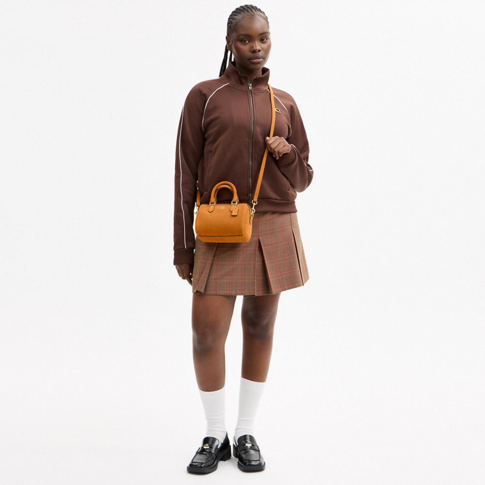 Coach Mini Rowan Crossbody Bag Gold/Marigold