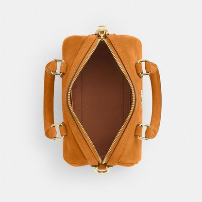 Coach Mini Rowan Crossbody Bag Gold/Marigold