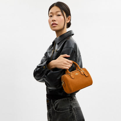Coach Mini Rowan Crossbody Bag Gold/Marigold