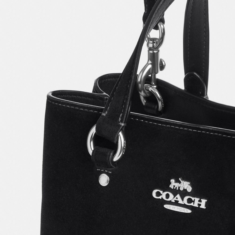 Coach Station Carryall Bag Silver/Black