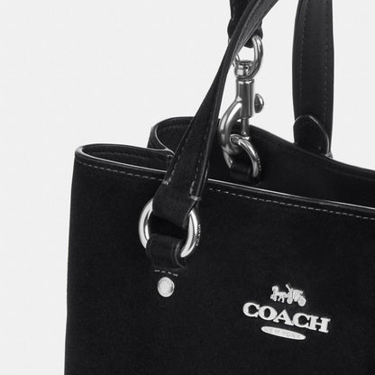 Coach Station Carryall Bag Silver/Black