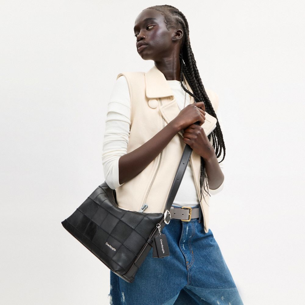 Coach Alter/Ego Slouchy Shoulder Bag Black