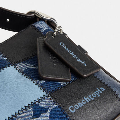 Coach Alter/Ego Small Slouchy Shoulder Bag Indigo/Black