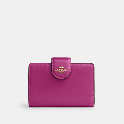 Coach Medium Corner Zip Wallet Im/Magenta