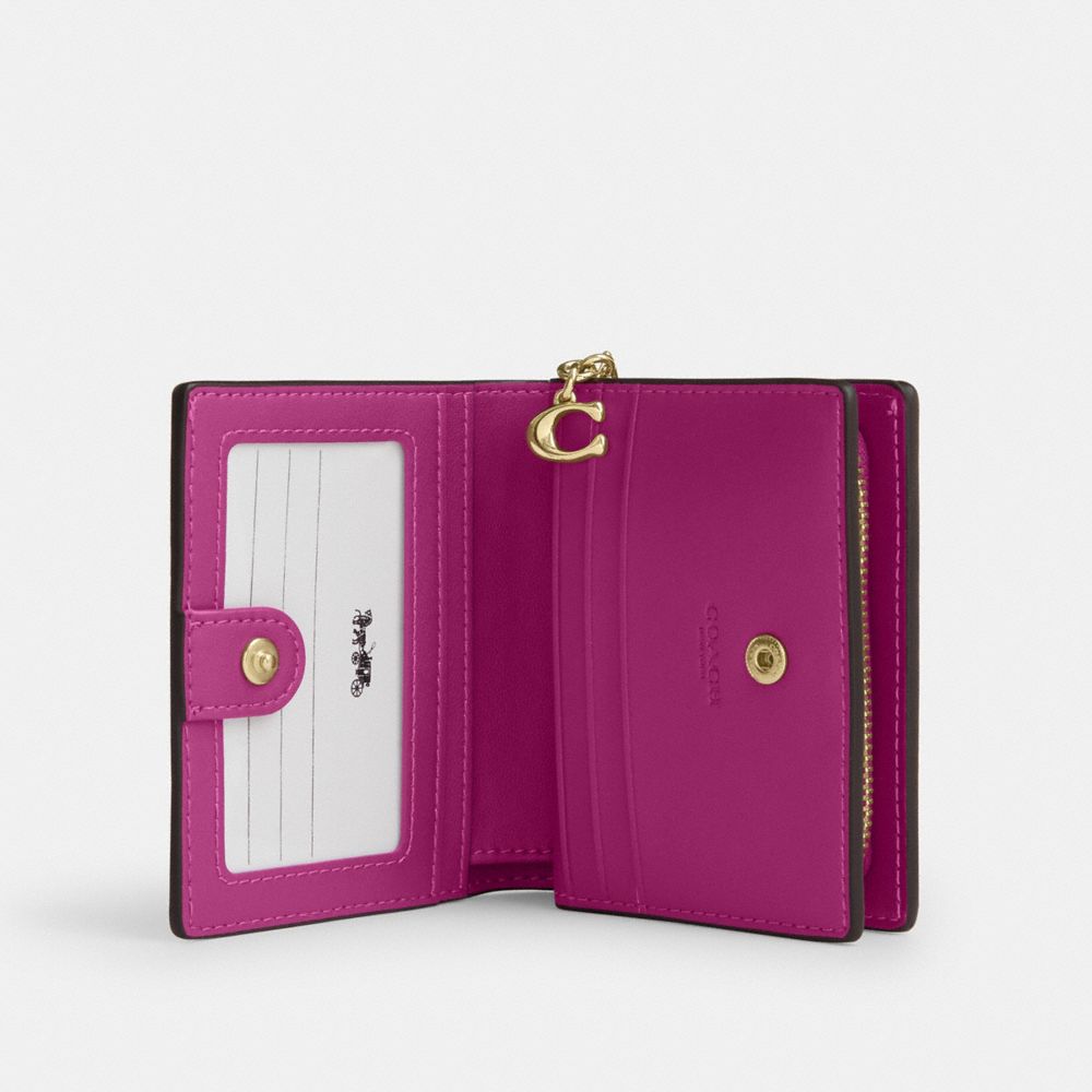 Coach Snap Wallet Im/Magenta