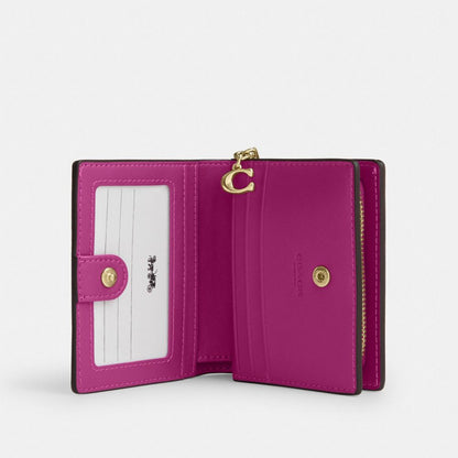 Coach Snap Wallet Im/Magenta