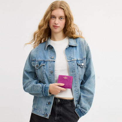 Coach Snap Wallet Im/Magenta