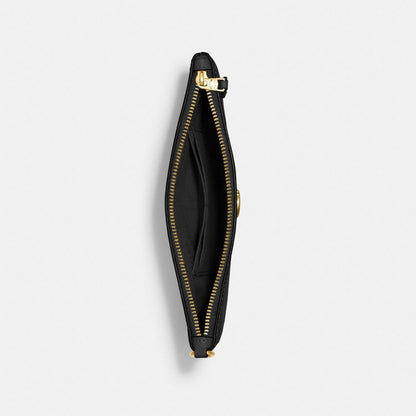 Coach Essential Small Wristlet Brass Black