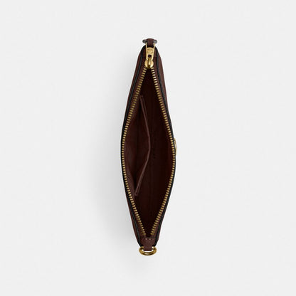 Coach Essential Small Wristlet Brass Maple