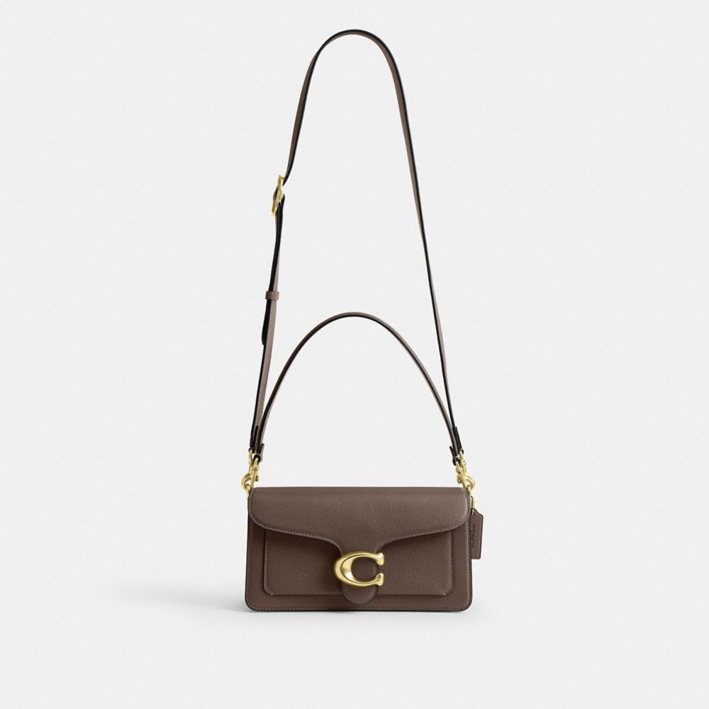 Coach Tabby Shoulder Bag 26 Brass Dark Stone