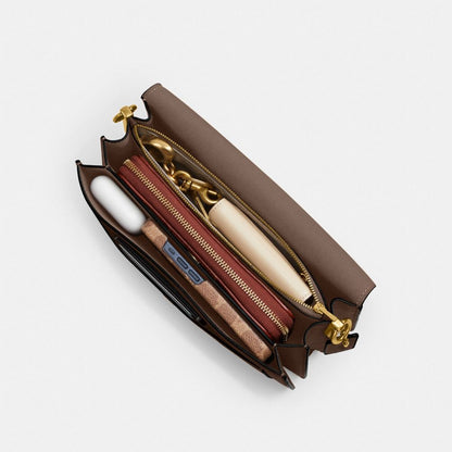 Coach Tabby Shoulder Bag 26 Brass Dark Stone