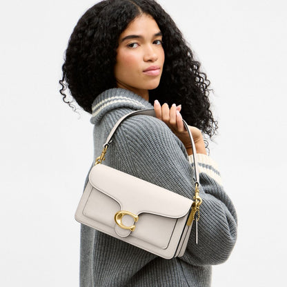 Coach Tabby Shoulder Bag 26 Brass Chalk