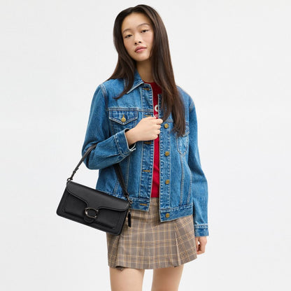 Coach Tabby Shoulder Bag 26 Pewter Black