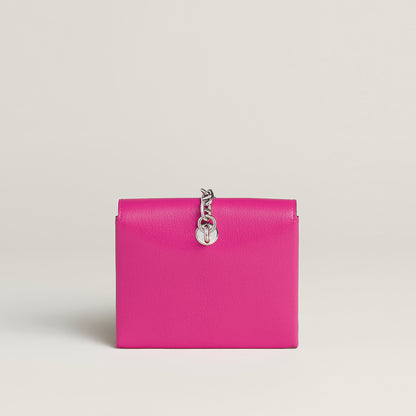  Hermes Chaine D'Ancre To Go Wallet Rose Shocking