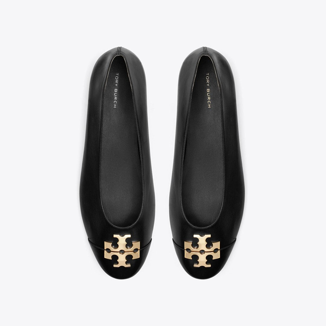 Tory Burch Charlie Ballet PERFECT BLACK / GOLD