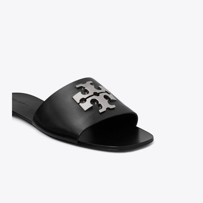 Tory Burch Charlie Cuoio Slide PERFECT BLACK