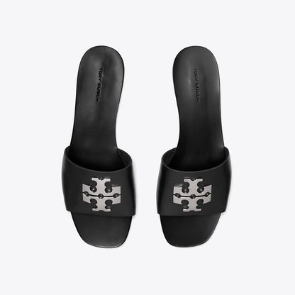 Tory Burch Charlie Cuoio Slide PERFECT BLACK