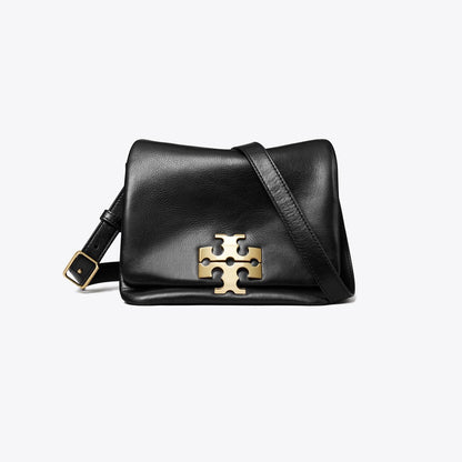 Tory Burch Charlie Runway Shoulder Bag BLACK/GOLD