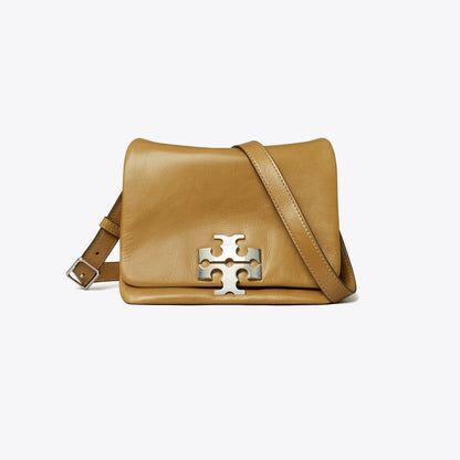 Tory Burch Charlie Runway Shoulder Bag WREN BROWN