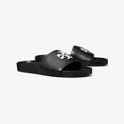 Tory Burch Charlie Sport Slide PERFECT BLACK