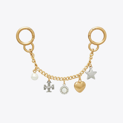 Tory Burch Charms Key Ring Multi
