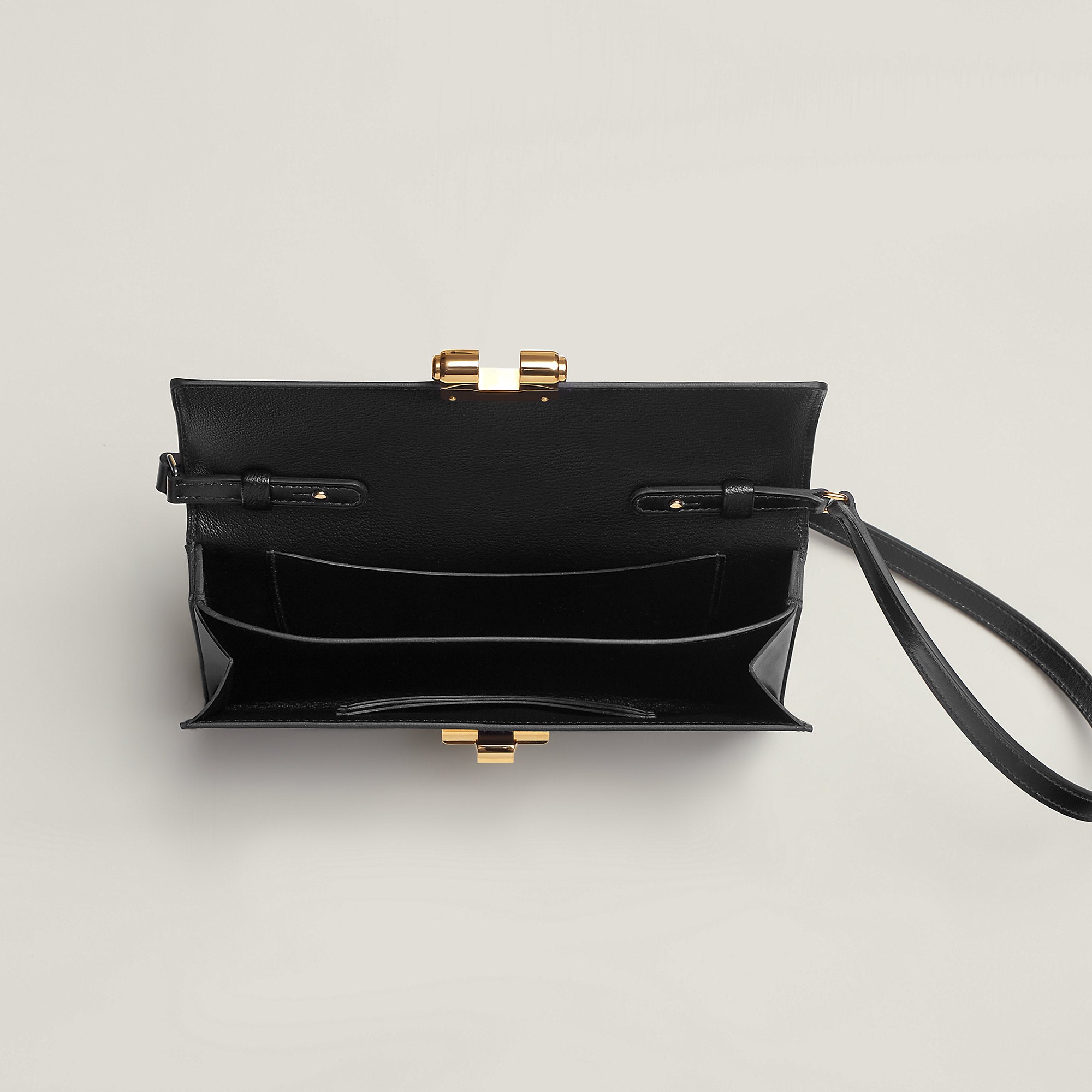  Hermes Charniere To Go Pouch Bleu Nuit