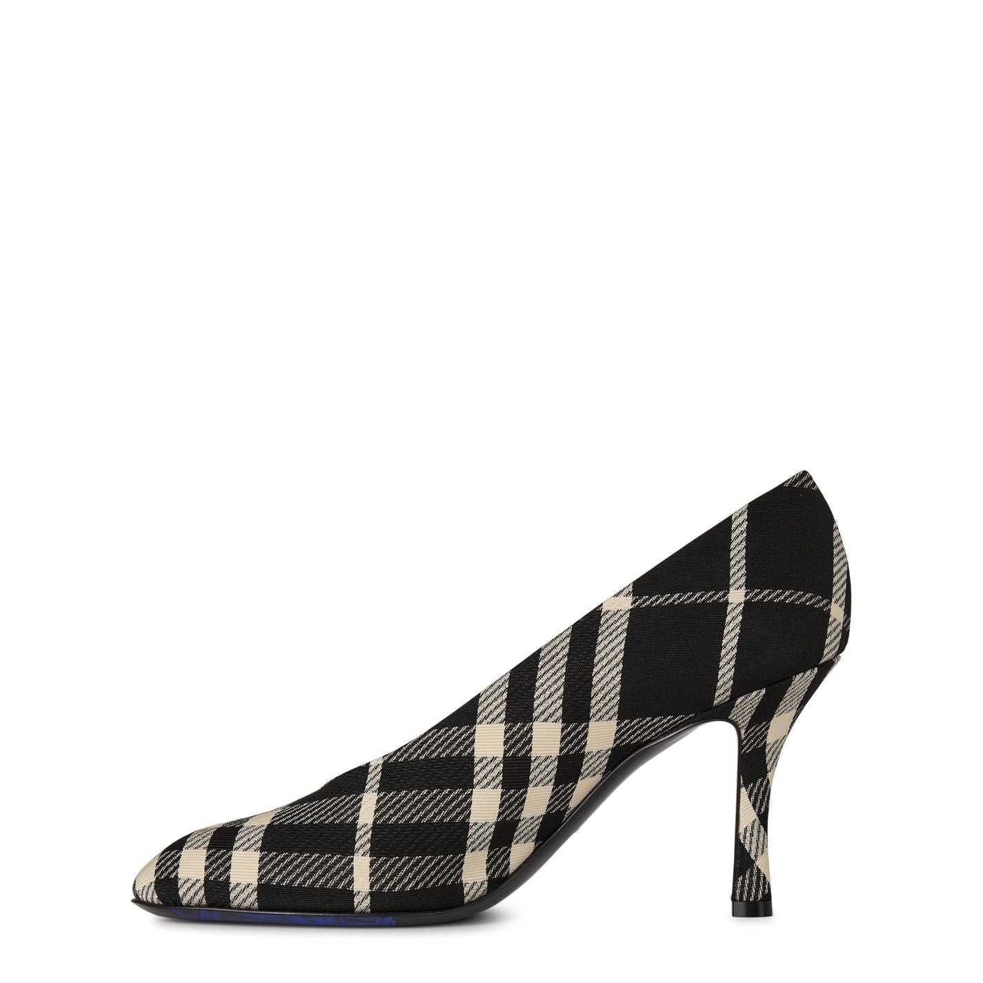  Check Baby High Pumps Black