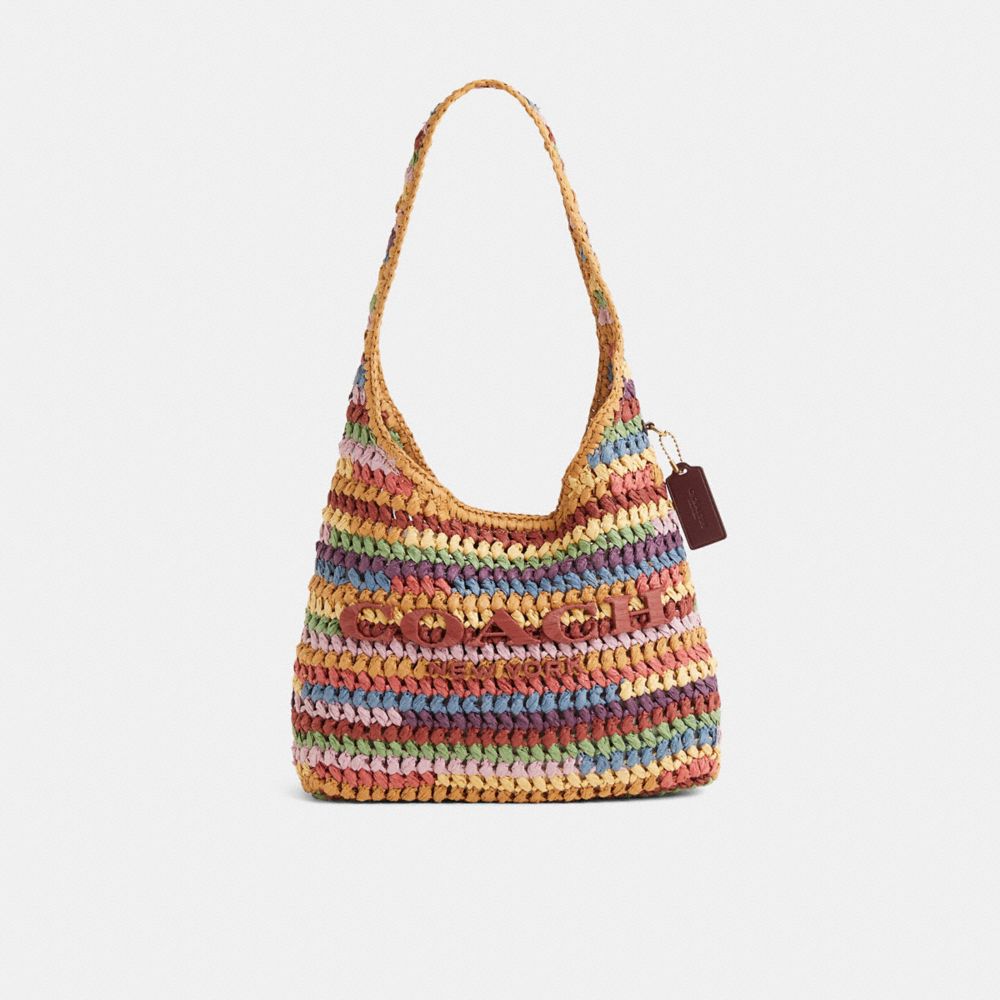 Coach Restored Brooklyn Shoulder Bag 28 Brass/Multi
