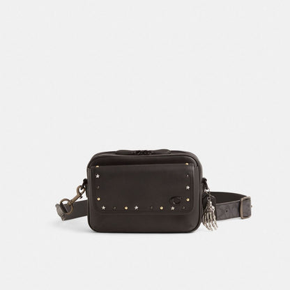 Coach Custom Charter Flap Crossbody Bag 24 Black