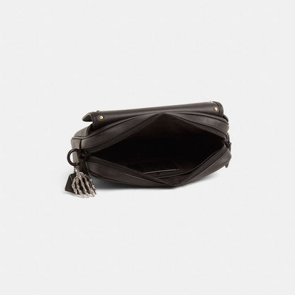 Coach Custom Charter Flap Crossbody Bag 24 Black