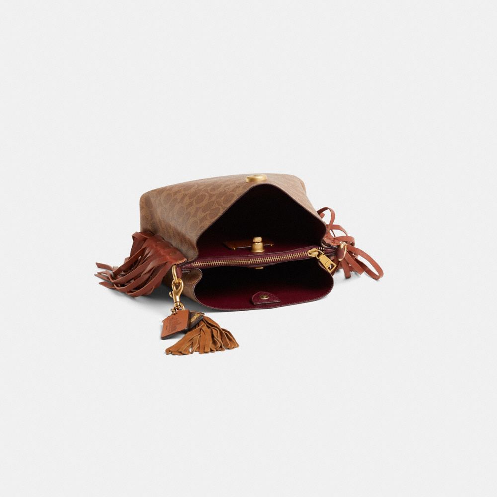 Coach Custom Willow Bucket Bag Brass/Tan/Rust