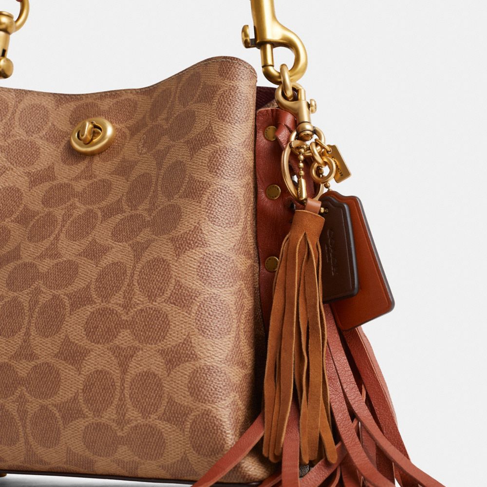 Coach Custom Willow Bucket Bag Brass/Tan/Rust