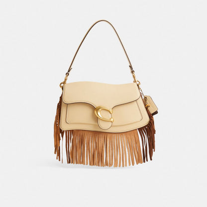 Coach Custom Twisted Tabby Shoulder Bag Brass/Moonlight