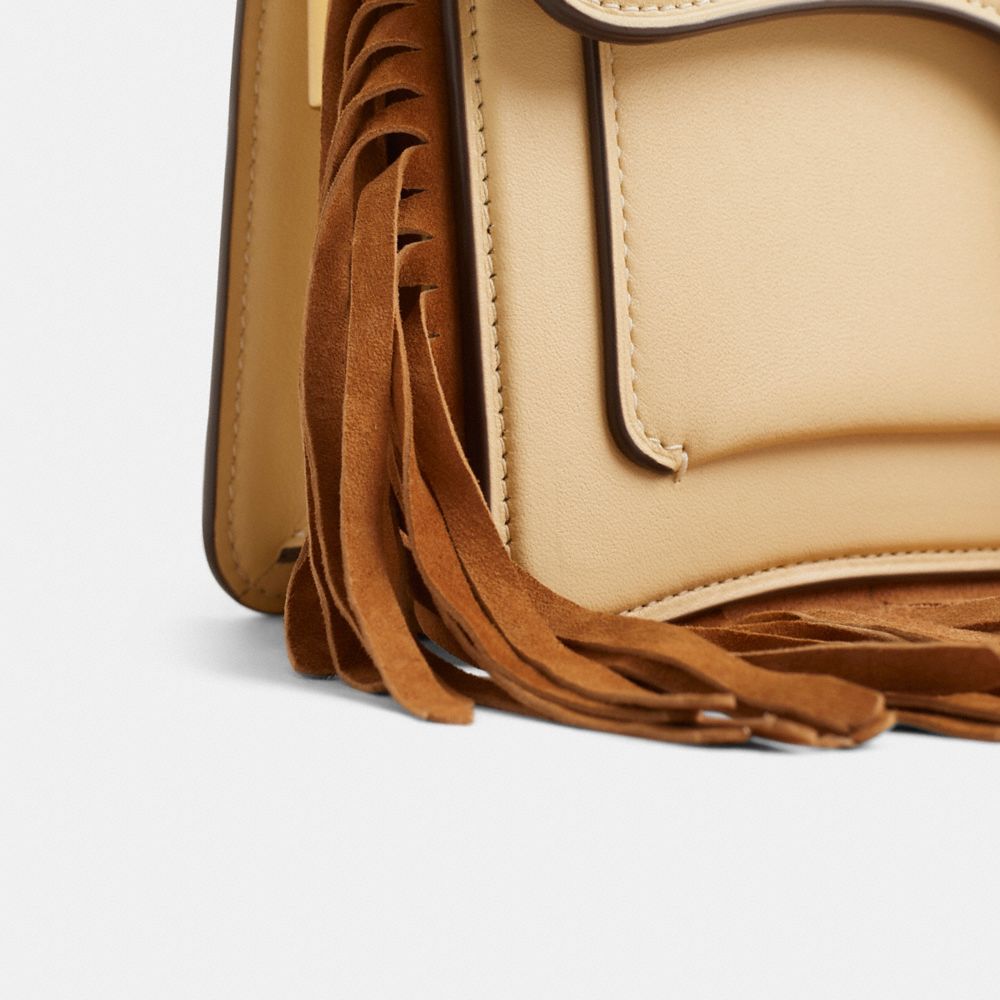 Coach Custom Twisted Tabby Shoulder Bag Brass/Moonlight