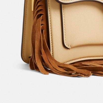 Coach Custom Twisted Tabby Shoulder Bag Brass/Moonlight