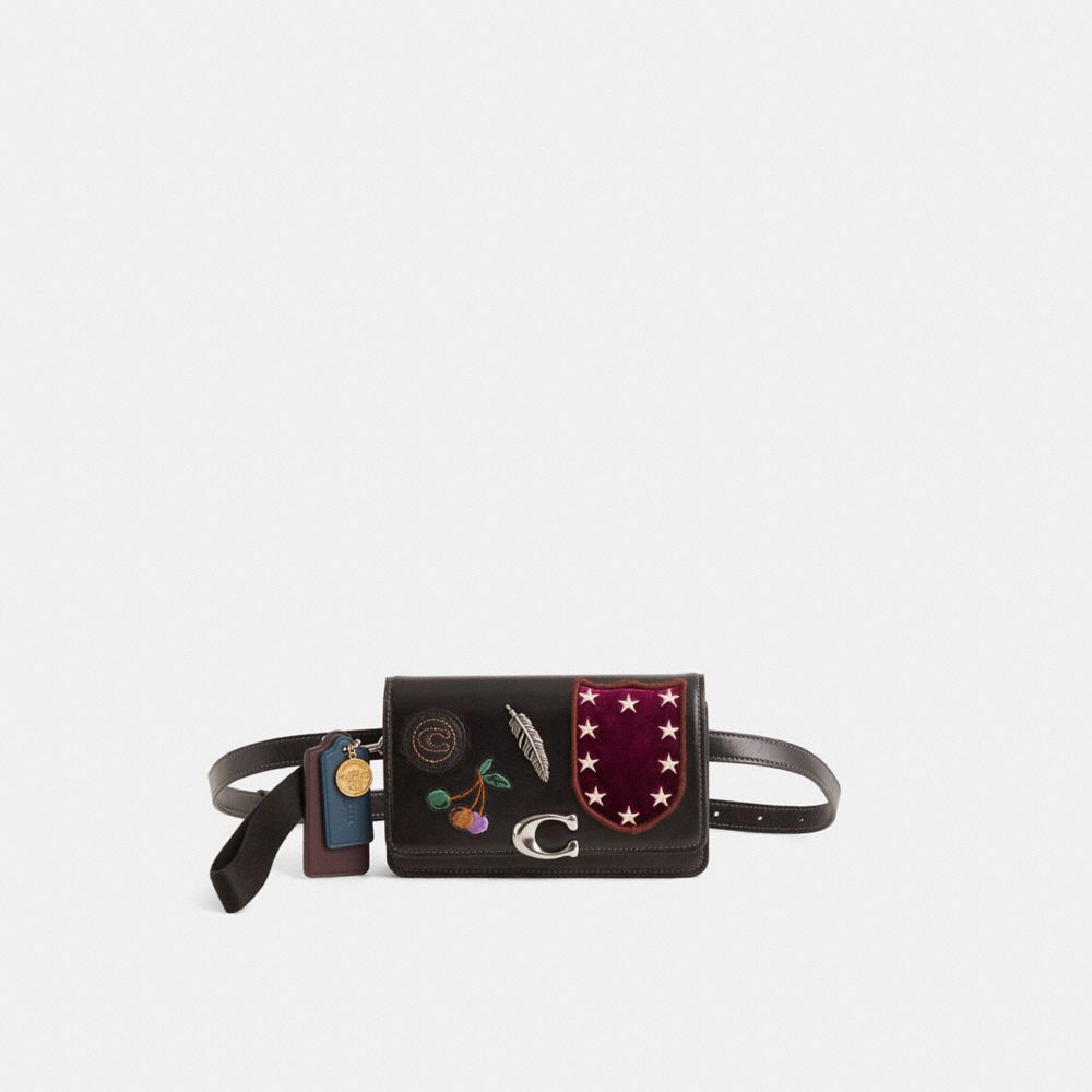 Coach Custom Bandit Belt Bag Silver/Black