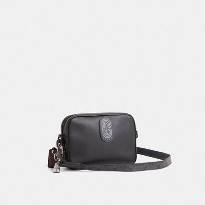 Coach Custom Charter Flap Crossbody Bag 24 Black