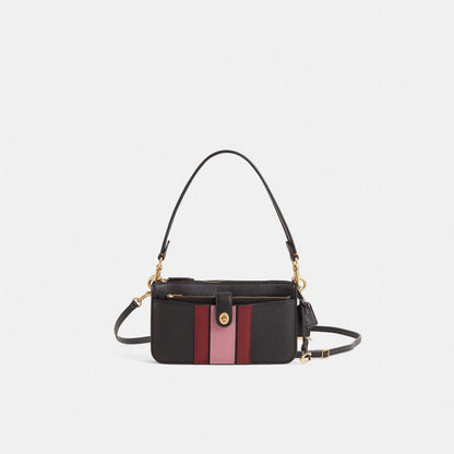 Coach Custom Noa Pop-Up Messenger Brass/Black