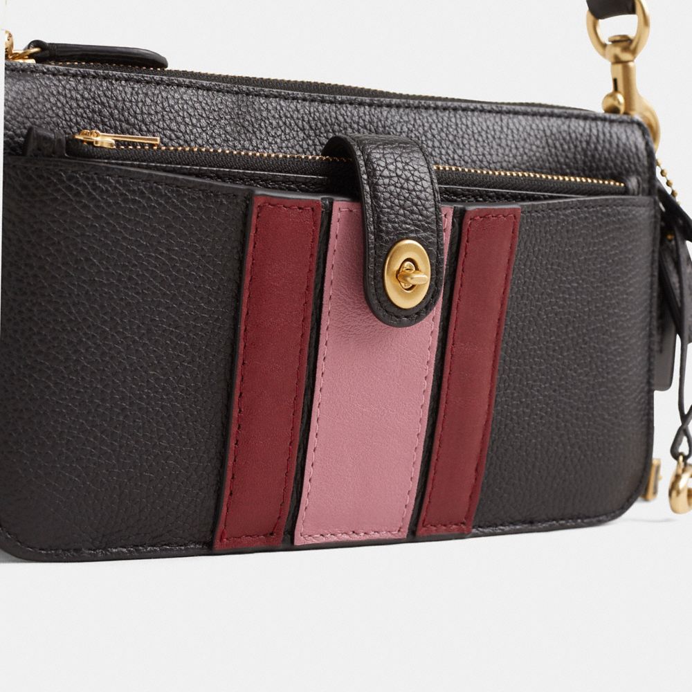 Coach Custom Noa Pop-Up Messenger Brass/Black