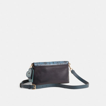 Coach Custom Colorblock Crosstown Crossbody Light Gold/Navy