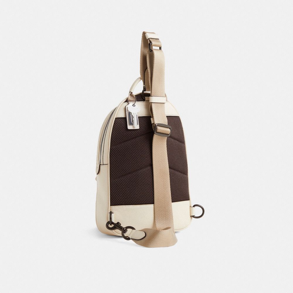 Coach Custom Charter Pack With Coach Graphic Chalk Multi
