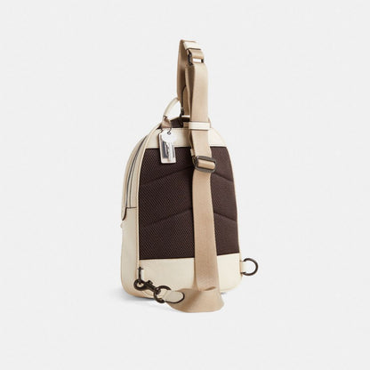 Coach Custom Charter Pack With Coach Graphic Chalk Multi