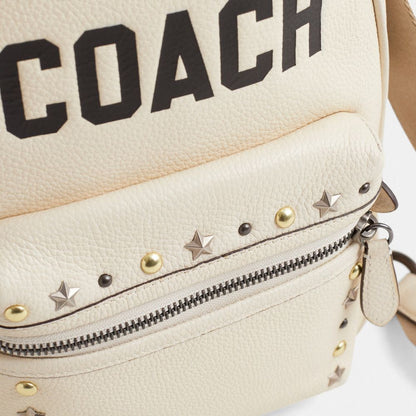 Coach Custom Charter Pack With Coach Graphic Chalk Multi