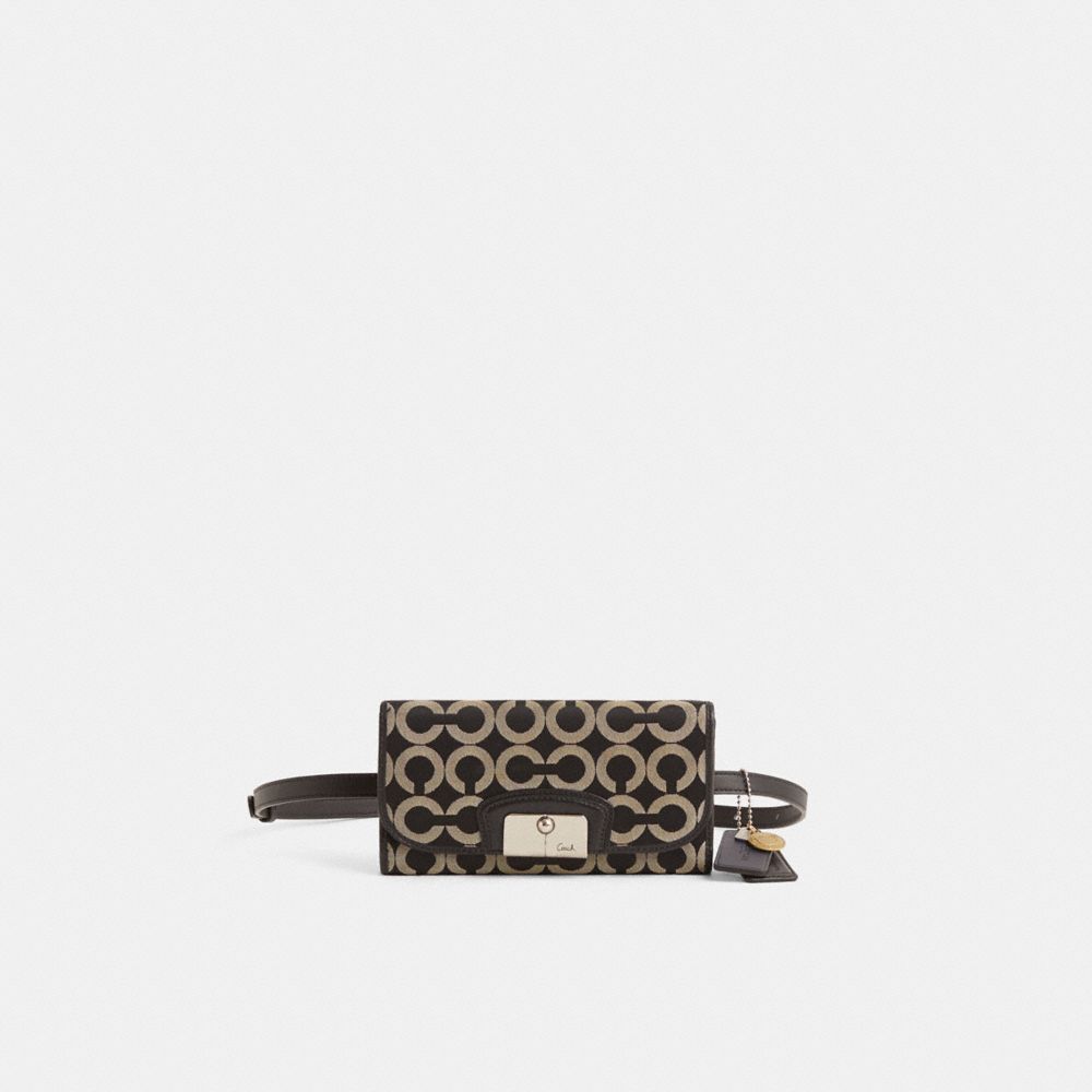 Coach Custom Belt Bag Creation Silver/Black White/Black